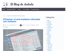 Tablet Screenshot of joshelu.es